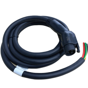 16A 32A Type1 J1772 Plug with 5m Spiral EV Tethered Cable